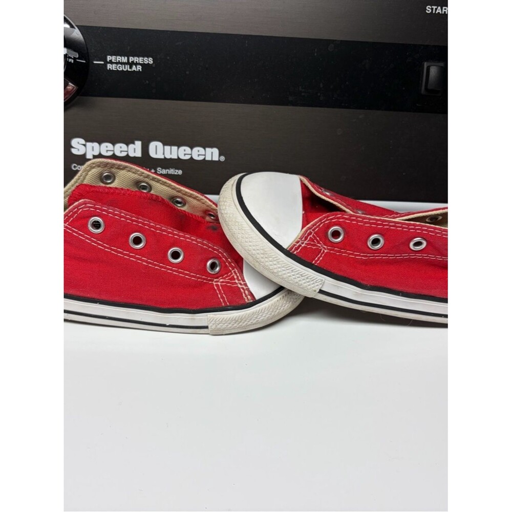 Converse Kids Red Canvas Low-Top
